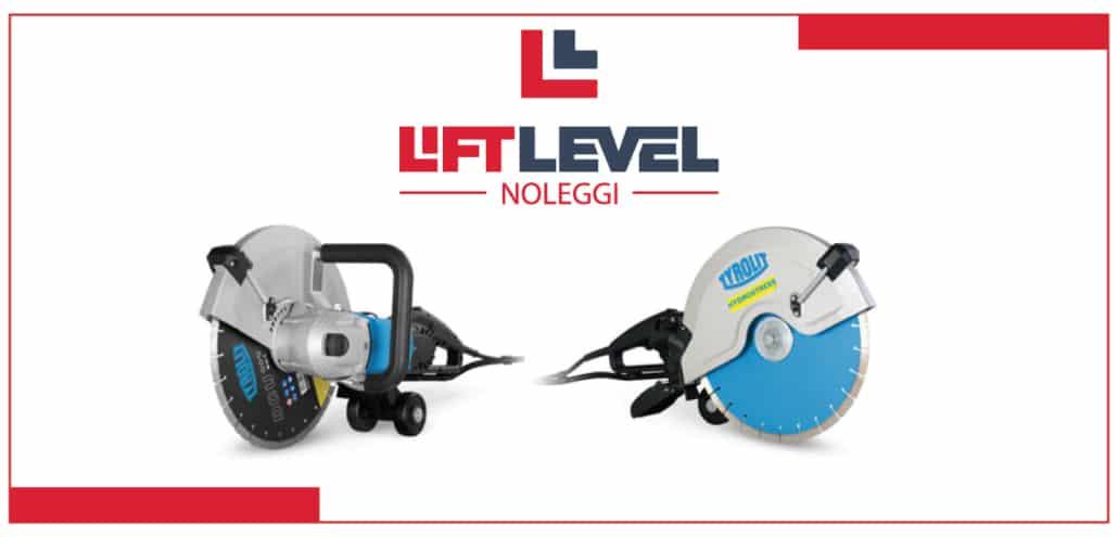 Troncatrice universale per cemento noleggiabile da Lift Level SRL