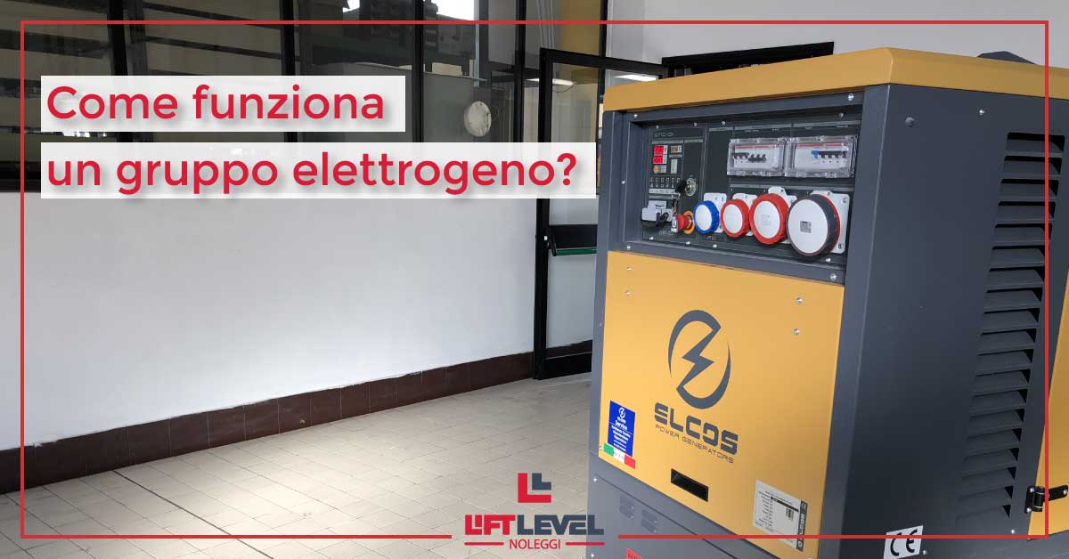 Come funziona un gruppo elettrogeno